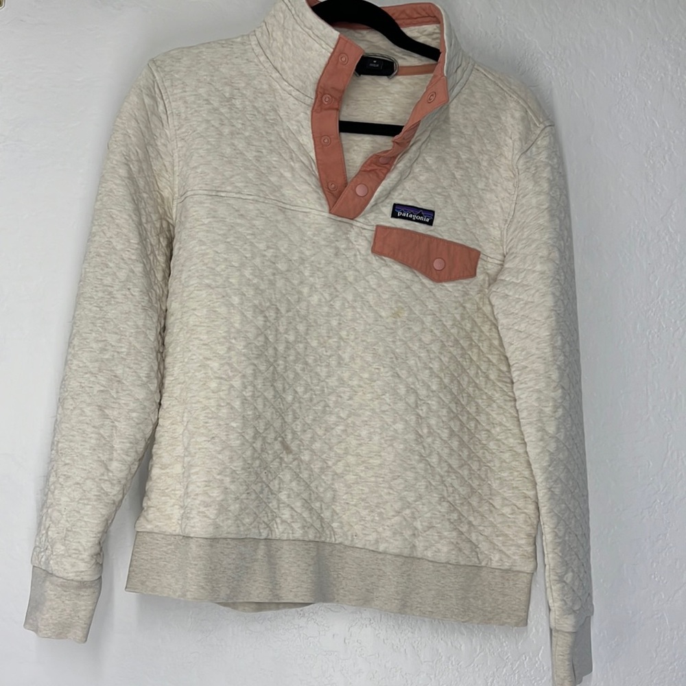 Patagonia Pullover Cream/Pink